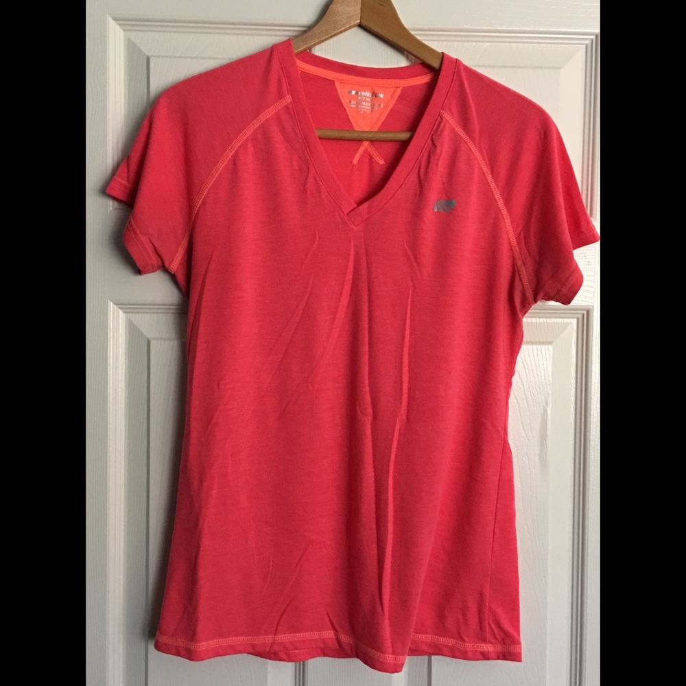 Marika Tek Pink/Orange Workout Short Sleeve Short